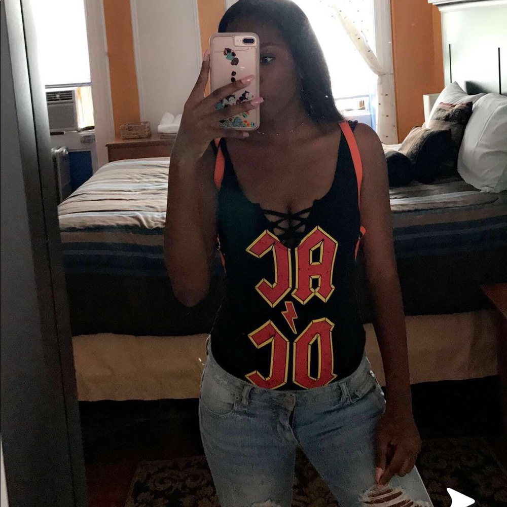 ACDC Black bodysuit